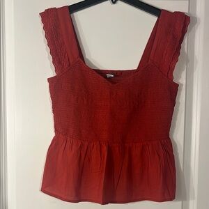 Old Navy Sleeveless Peplum Blouse